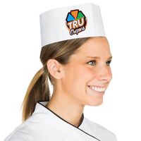 100Pcs/lot Disposable Non Woven Paper Caps Chef Hat For Restaurant Kitchen Hotel Home One Off - Foto 7